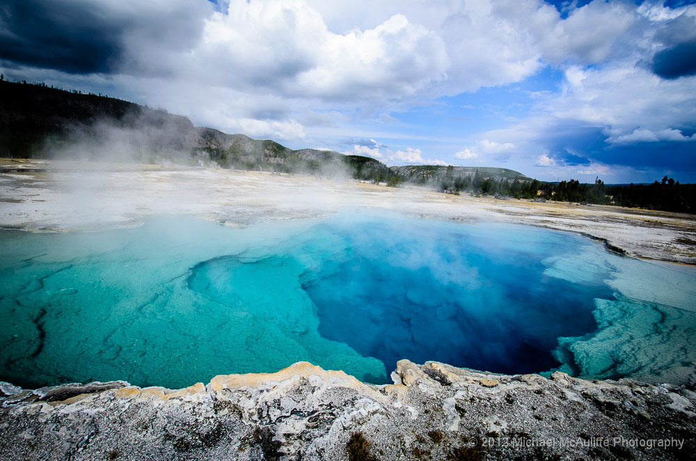 Sapphire Pool in Yellowstone National Park