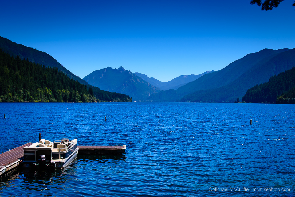 Lake Crescent in Olympic National Park.