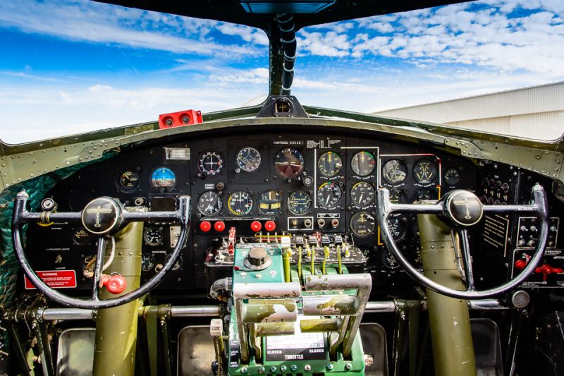 B-17 Sentimental Journey Cockpit