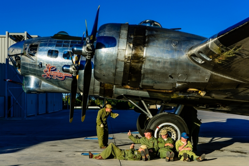 B-17 Sentimental Journey and Arizona Ground Crew