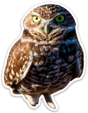 Burrowing Owl Sticker