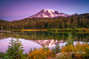 Mount Rainier Sunrise at Reflection Lake Mount Rainier Sunrise at Reflection Lake