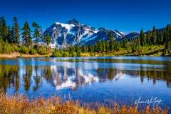 Mount Shuksan And Picture Lake