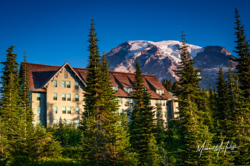 Paradise Inn and Mount Rainier Paradise Inn and Mount Rainier