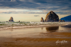 Haystack Rock from Tolovana Beach