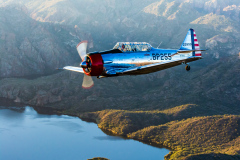 AT-6 Texan Flight Over Arizona