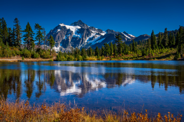 Mt. Shuksan and Picture Lake