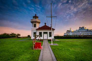 Mukilteo Lighthouse at Sunrise