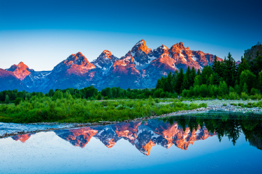 Schwabacher Landing Sunrise