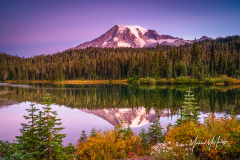 Mount Rainier Sunrise at Reflection Lake