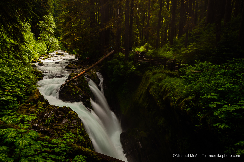 Photographing Sol Duc Falls